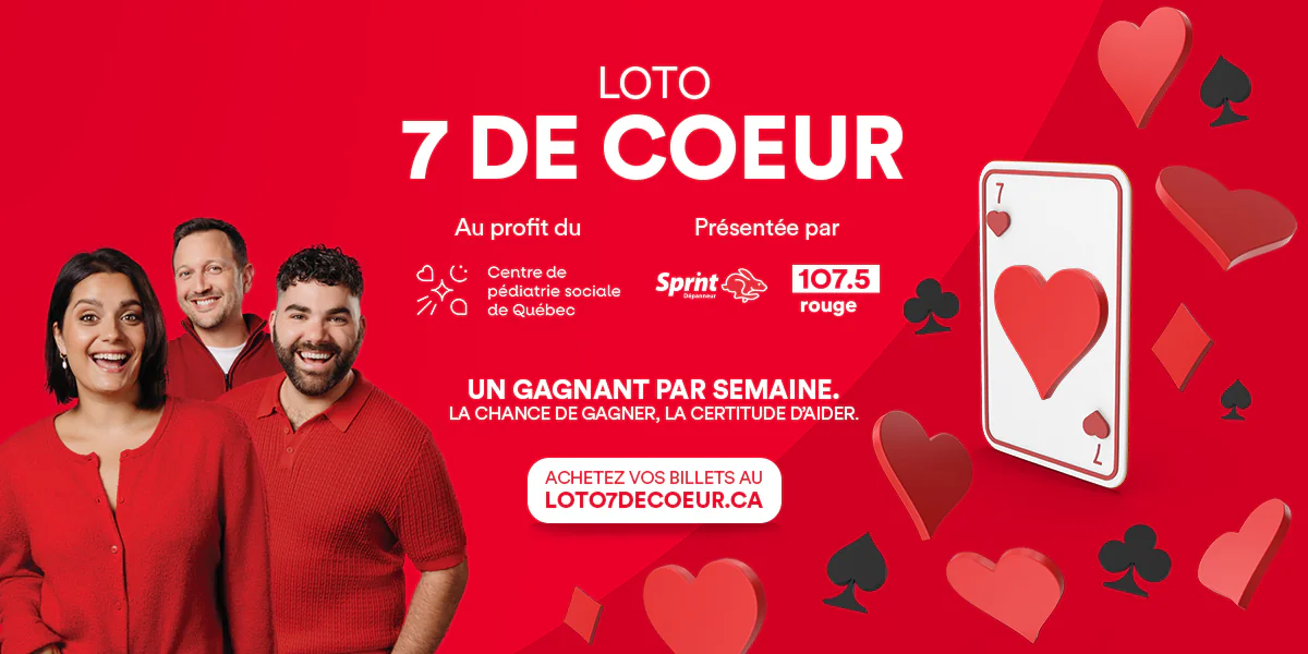 Affiche Loto 7 de coeur