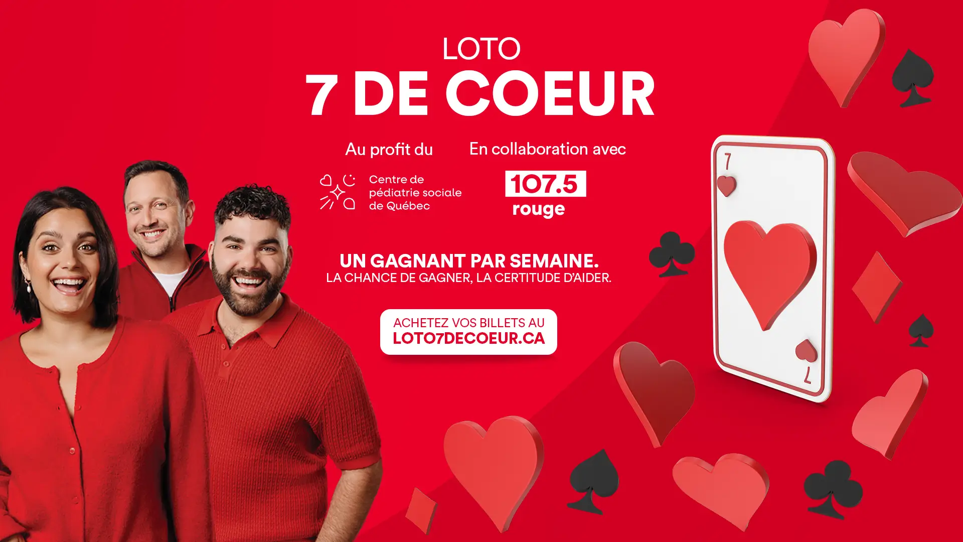 Affiche Loto 7 de coeur