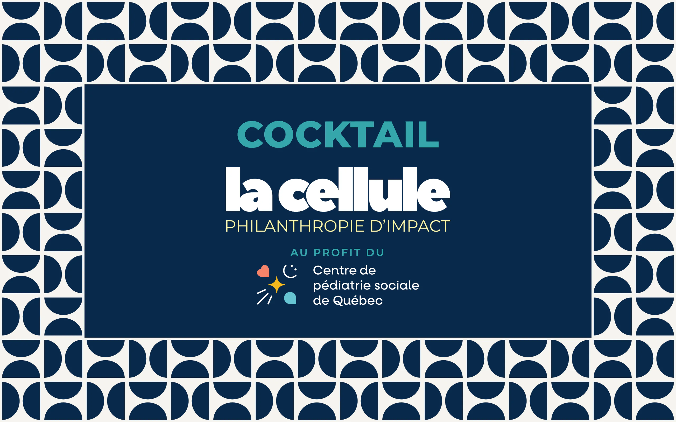 Affiche Cocktail La Cellule présentée par Biscuits Leclerc